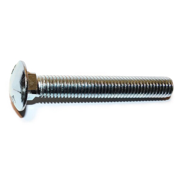 Midwest Fastener 1/2"-13 x 3-1/2" Zinc Plated Grade 5 Steel Coarse Thread Carriage Bolts 5PK 31906 - main